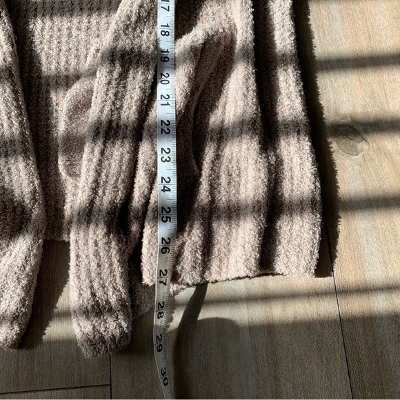 BAREFOOT DREAMS Cozychic Lite Coastal Cardi taupe beige size small - Picture 6 of 7